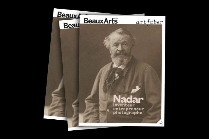 Portrait de Nadar en couverture du hors-série Beaux Arts Magazine/Art faber