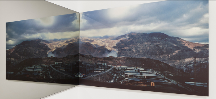 Image de la Cordillère des Andes et des insfrastructures des mines